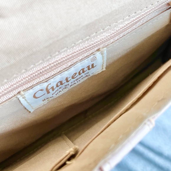 Chateau Pink Faux Croc Embossed Buckle Bag - Picture 6 of 7